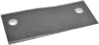 M-72407 RUBBER PAD REAR AXLE HOUSING (SET OF 2)