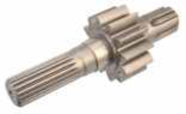M-72635 BULL PINION SHAFT [18/12/6T] L/H M.K.M
