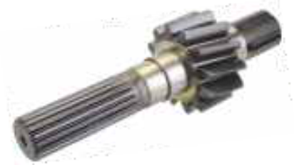 M-72645 BULL PINION SHAFT L/H ARJUN [18/12/6 BENDTEETH] [O/B]
