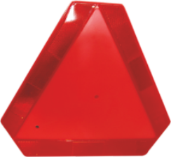 M-72911 REAR REFLECTORTRIANGLE PLATE 74