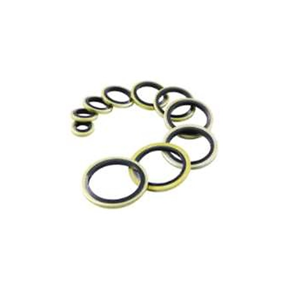 913004 WASHER RUBBER METAL JCB