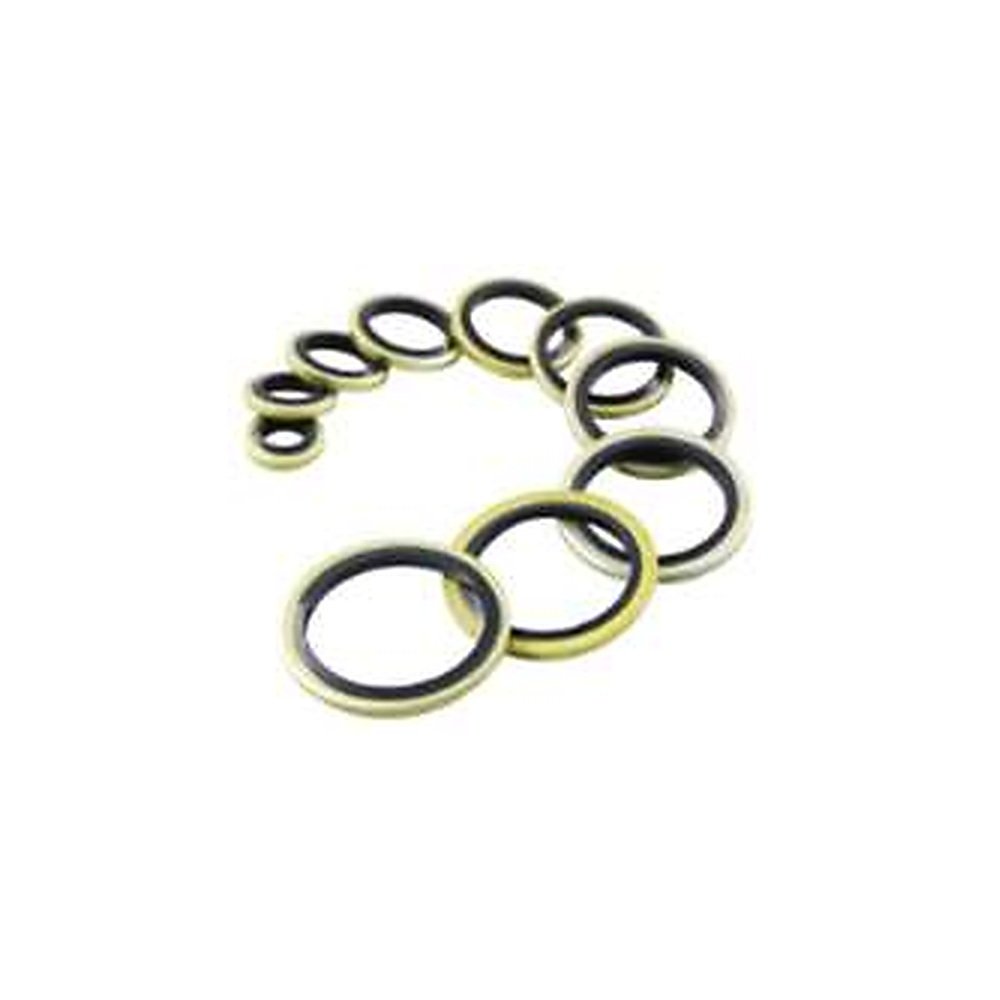 913005 WASHER RUBBER METAL JCB